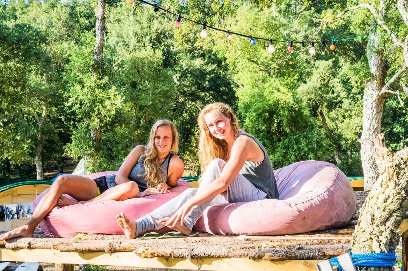 surfen met tieners kamp