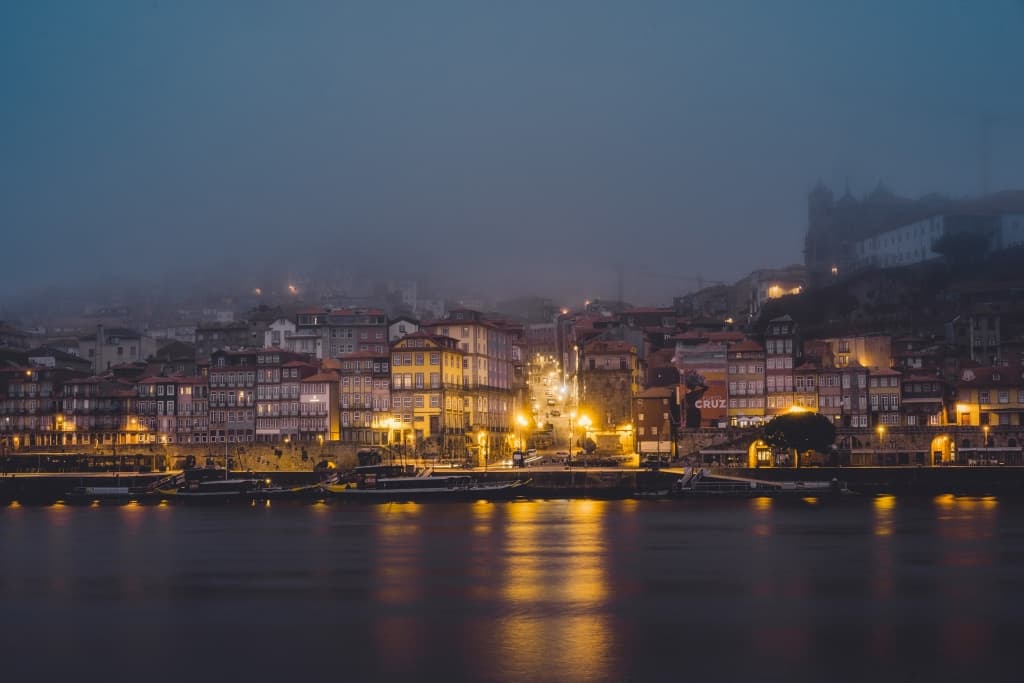 Fotografie locaties in Portugal - Porto Douro zonsondergang
