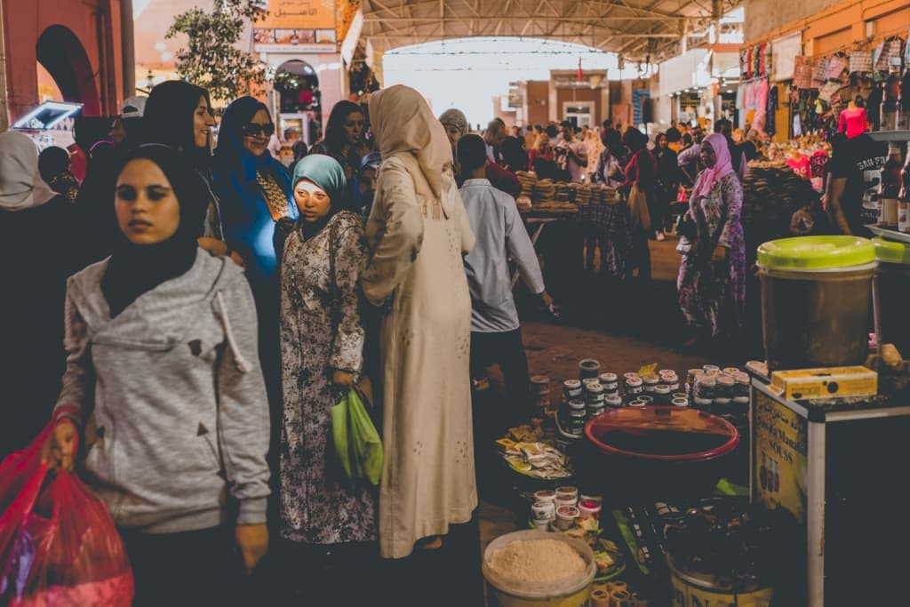 Fotos van de Souk El Had d'Agadir
