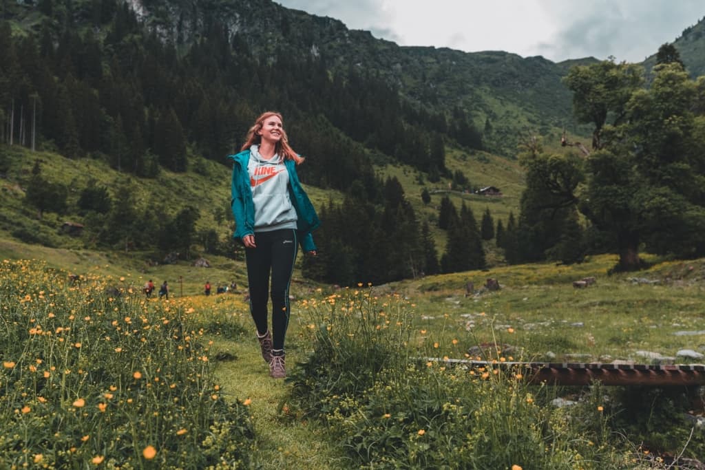 wandelen in oostenrijkse bergen