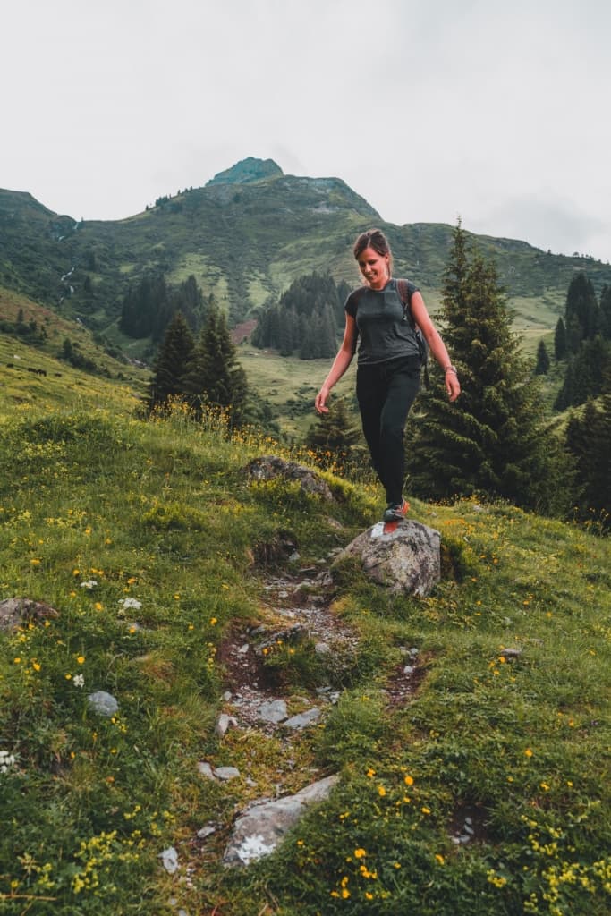 wandelen in oostenrijkse bergen