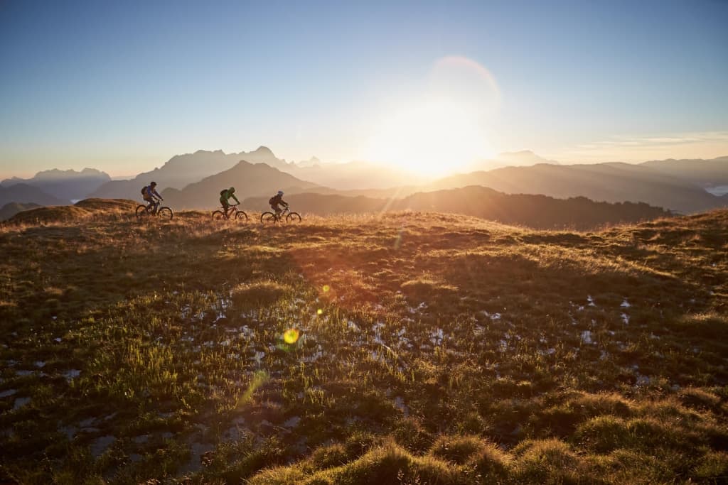 zomer in oostenrijk mountainbiken
