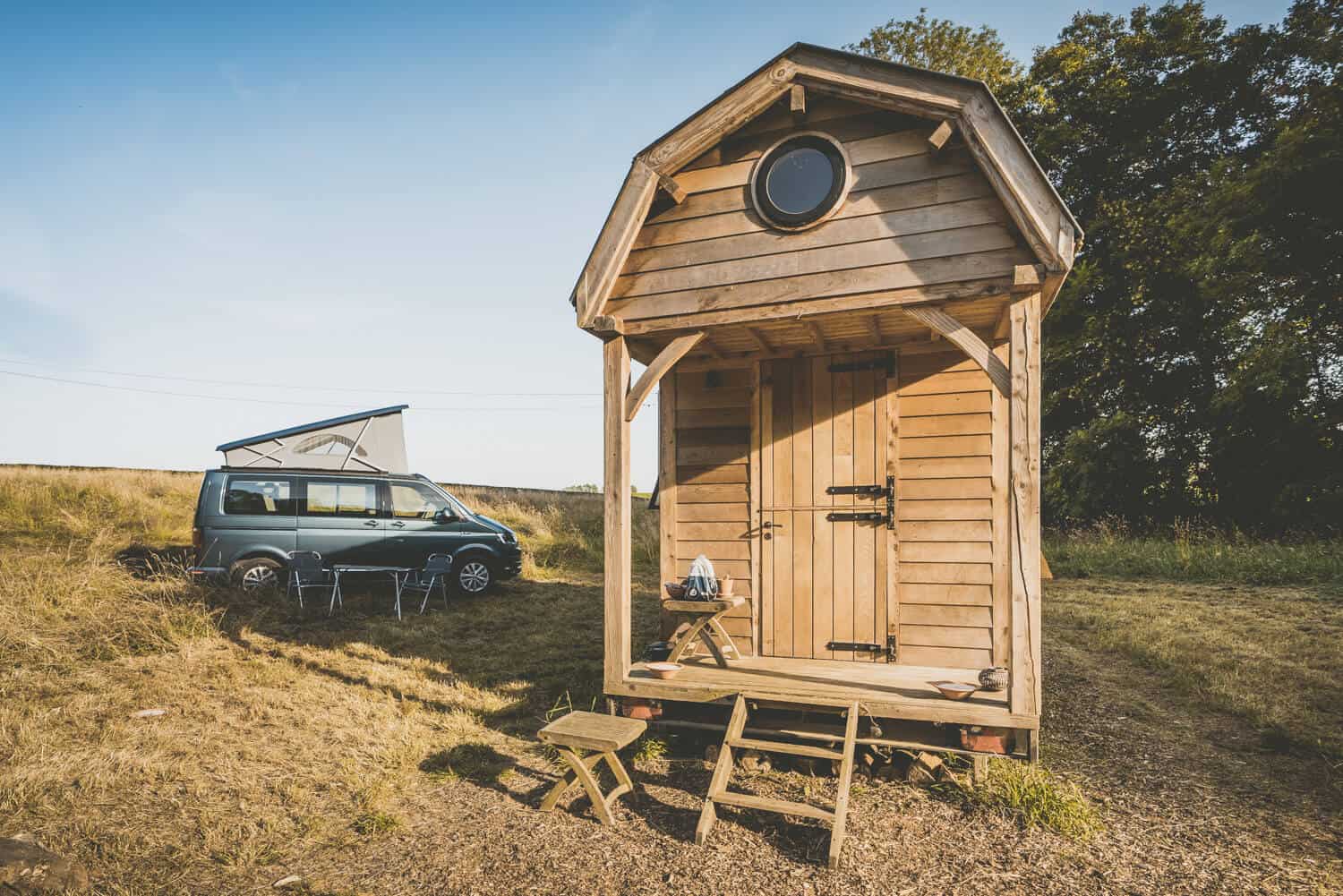 kamperen in belgie cabin