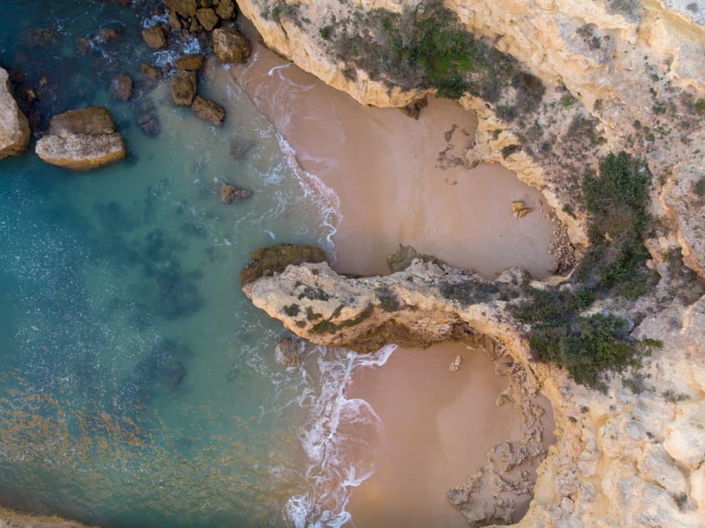 prive stranden in de algarve