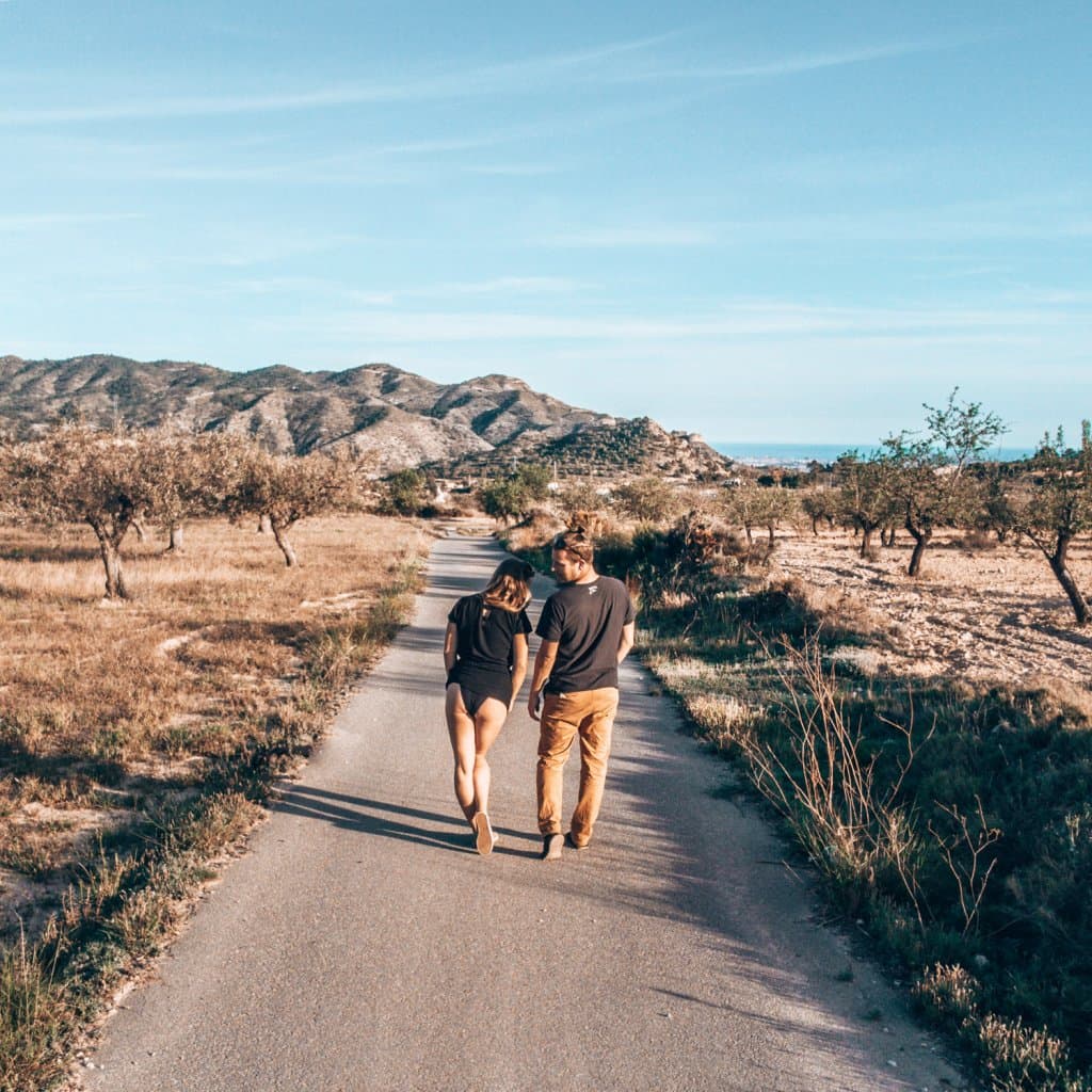 wandelen in alicante en omgeving