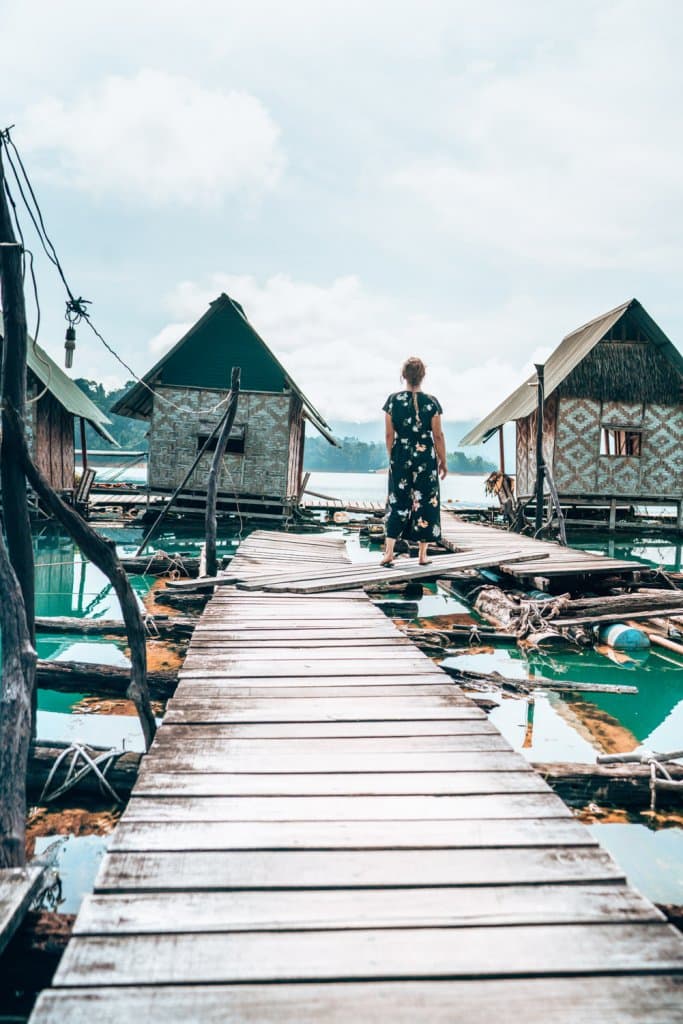 floating village khao sok