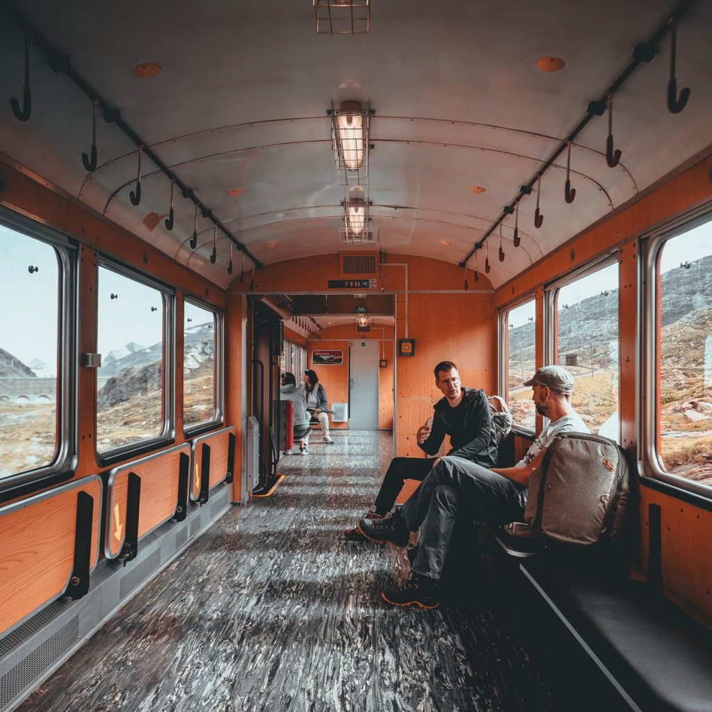 treinreis naar zwitserland