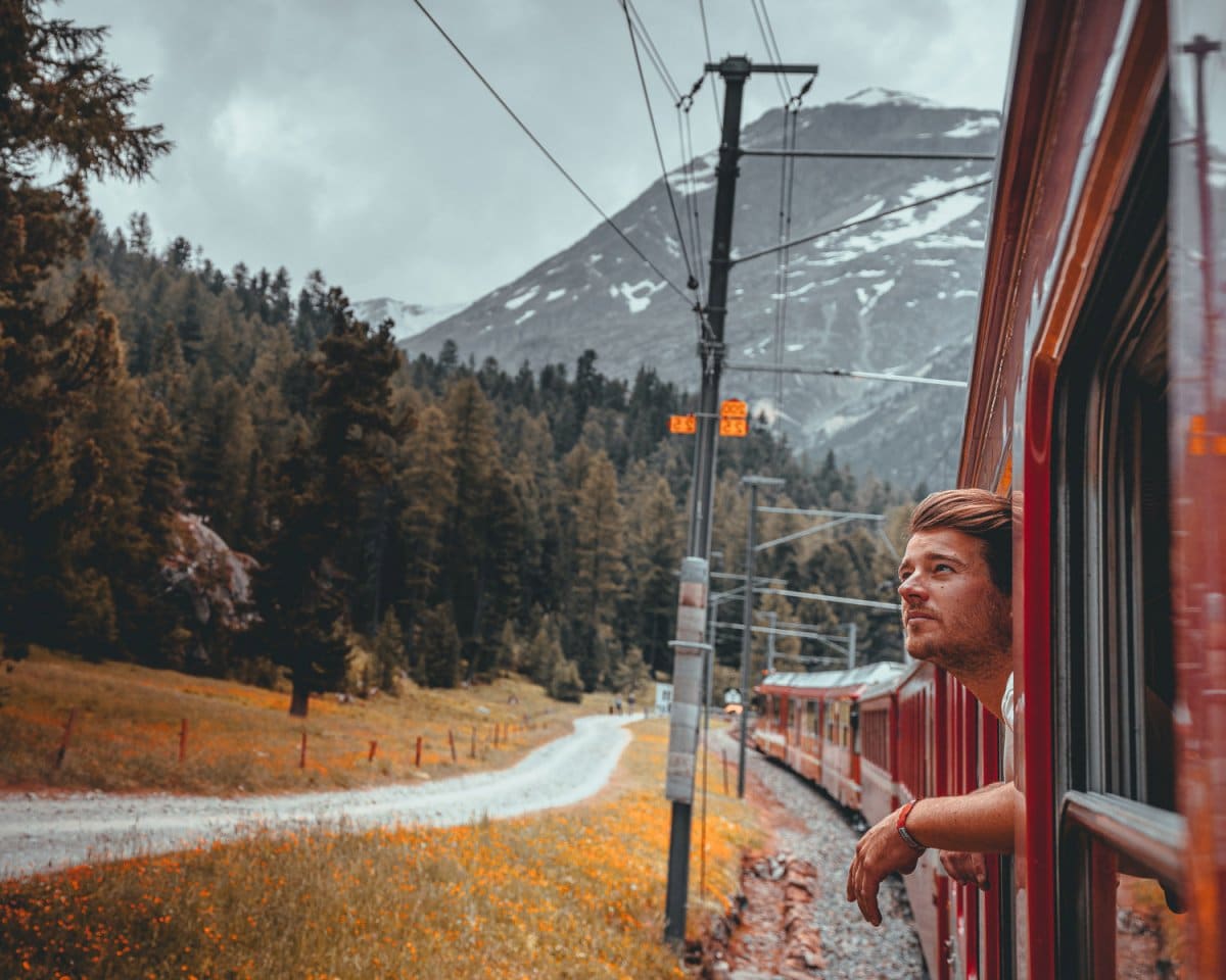 treinreis naar zwitserland