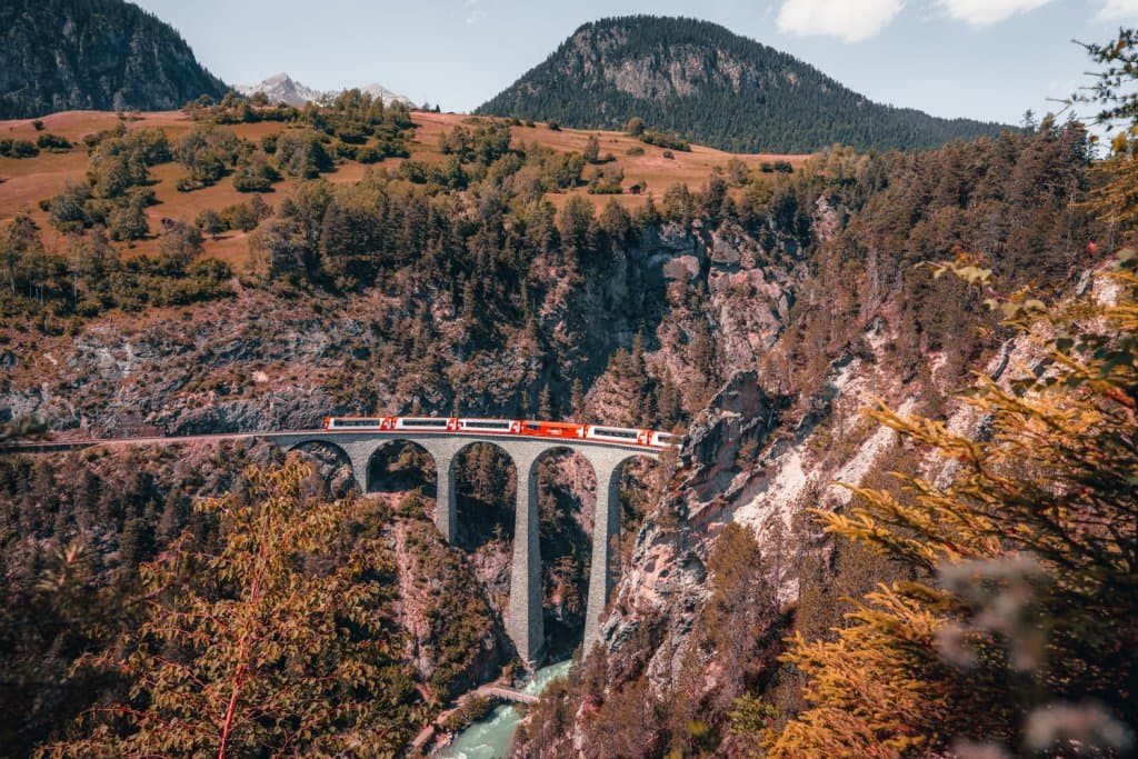 treinvakantie naar graubunden