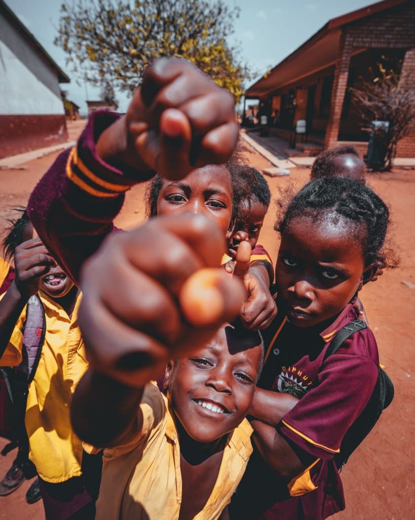 werken met kinderen in afrika