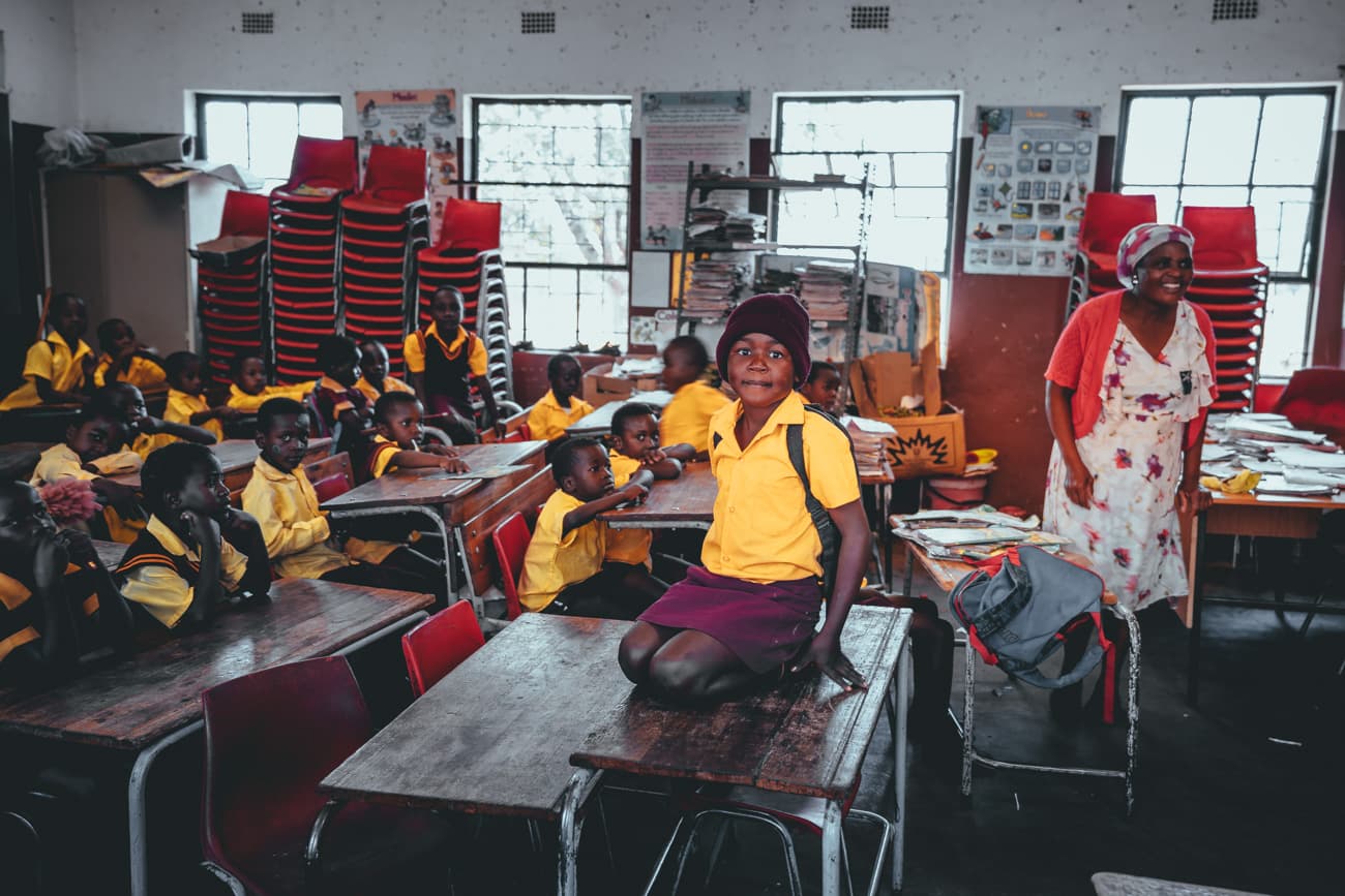 schooltje afrika bezoeken