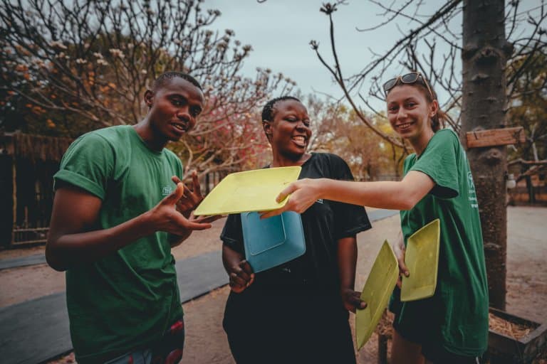 werken met studeten in afrika