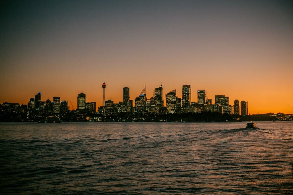 de skyline van sydney