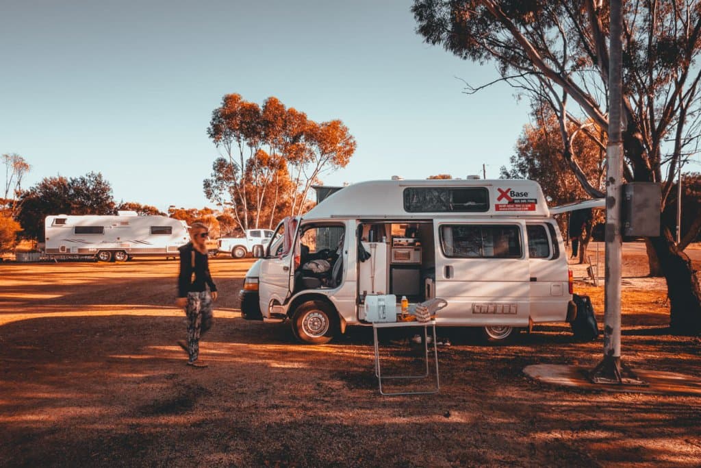 een busje huren in australie