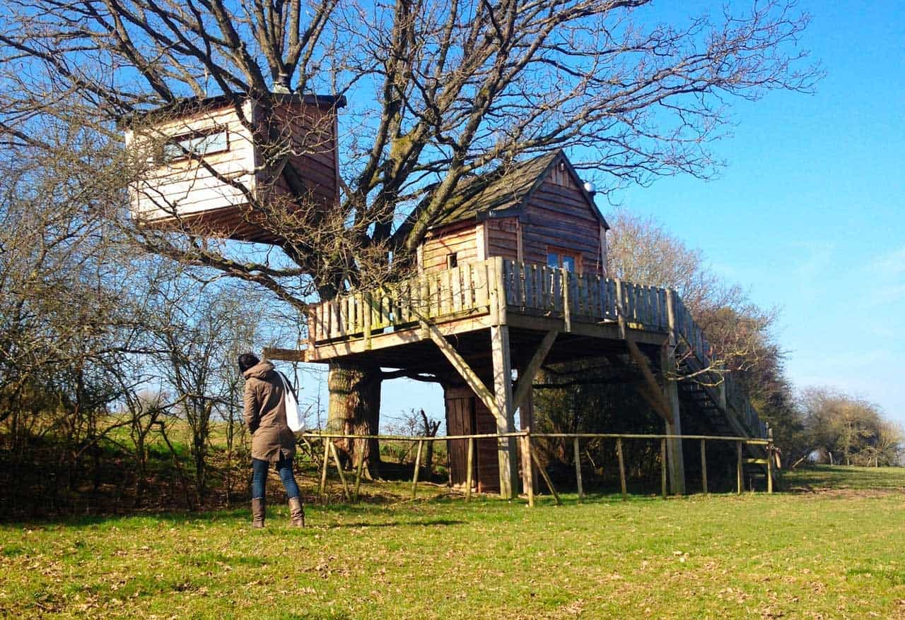 in boomhutten logeren ardennen