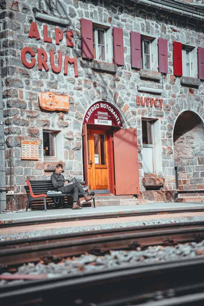 zwitserland de trein nemen