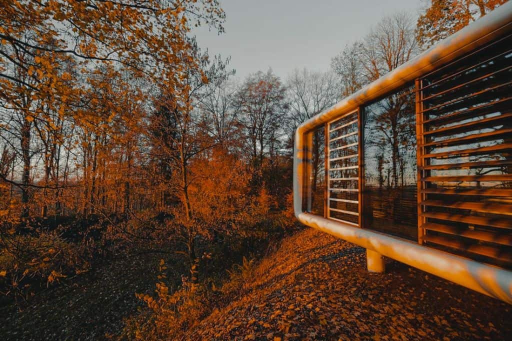 slapen in luchtbellen of bubbles cubes ardennen
