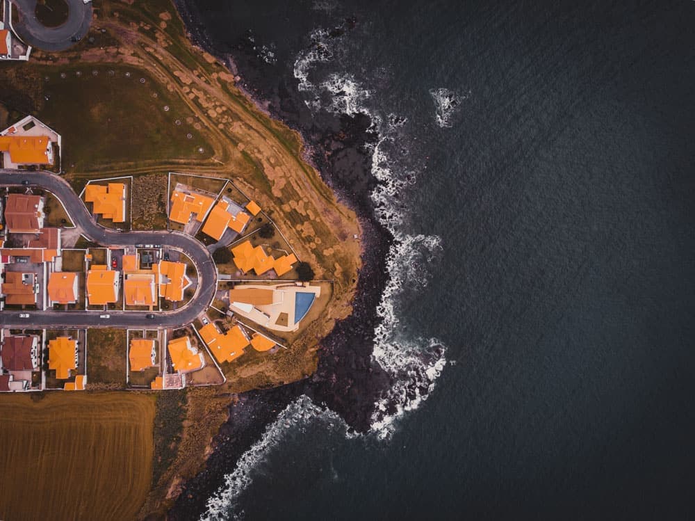 drone ilhue villa franco do campo azoren