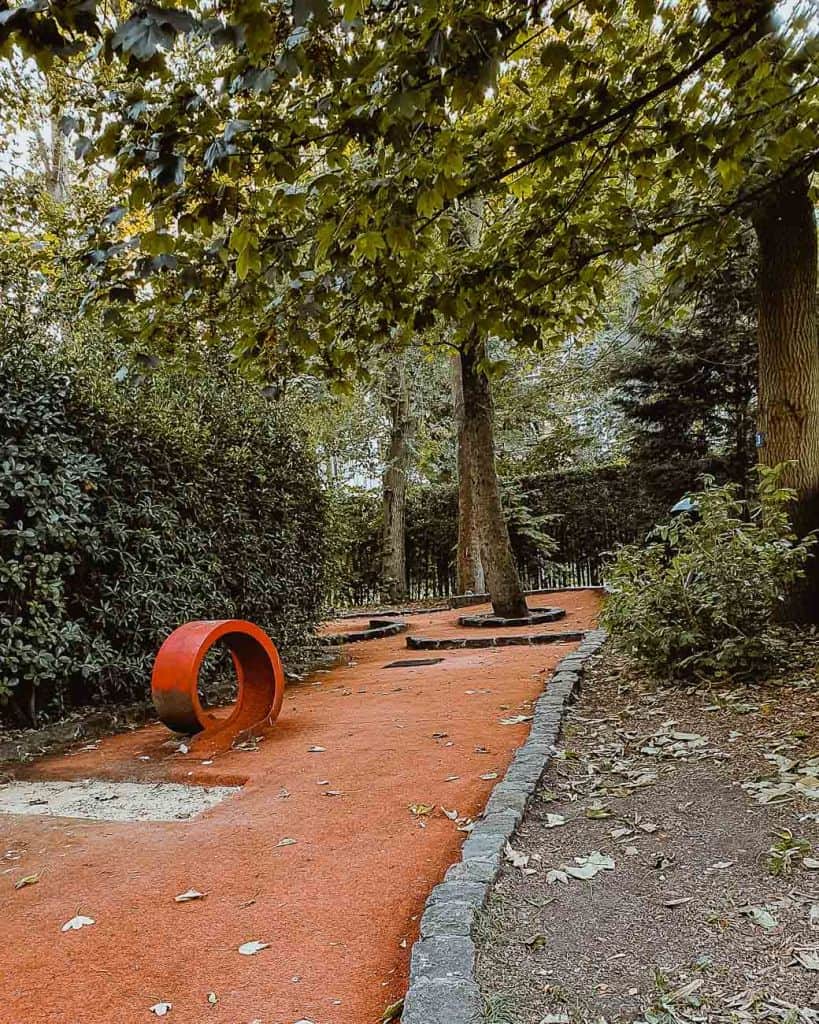 minigolfbaan in de natuur oostende