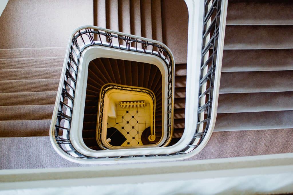 art-deco trappenhuis hotel oostende