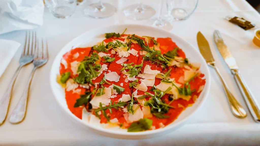 carpaccio brasserie albert oostende