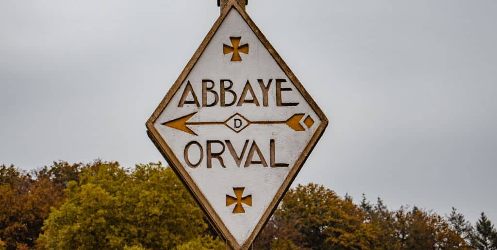 wegwijzer abdij van orval wallonië