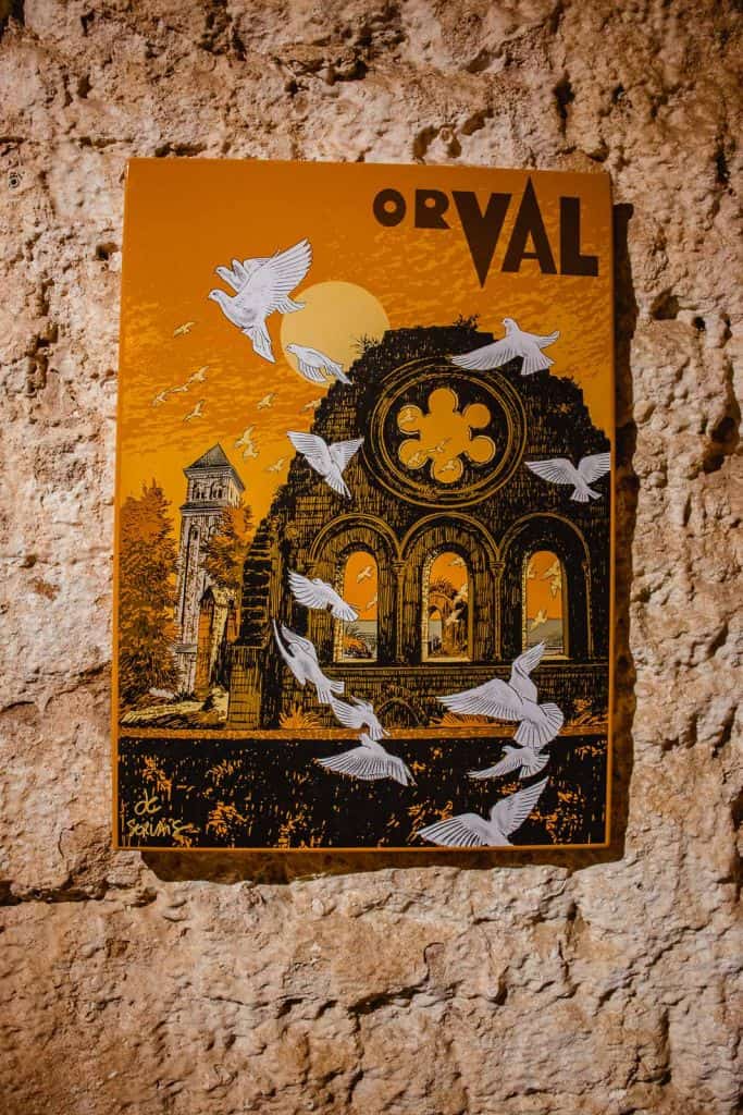 geel plaatje orvalbier museum