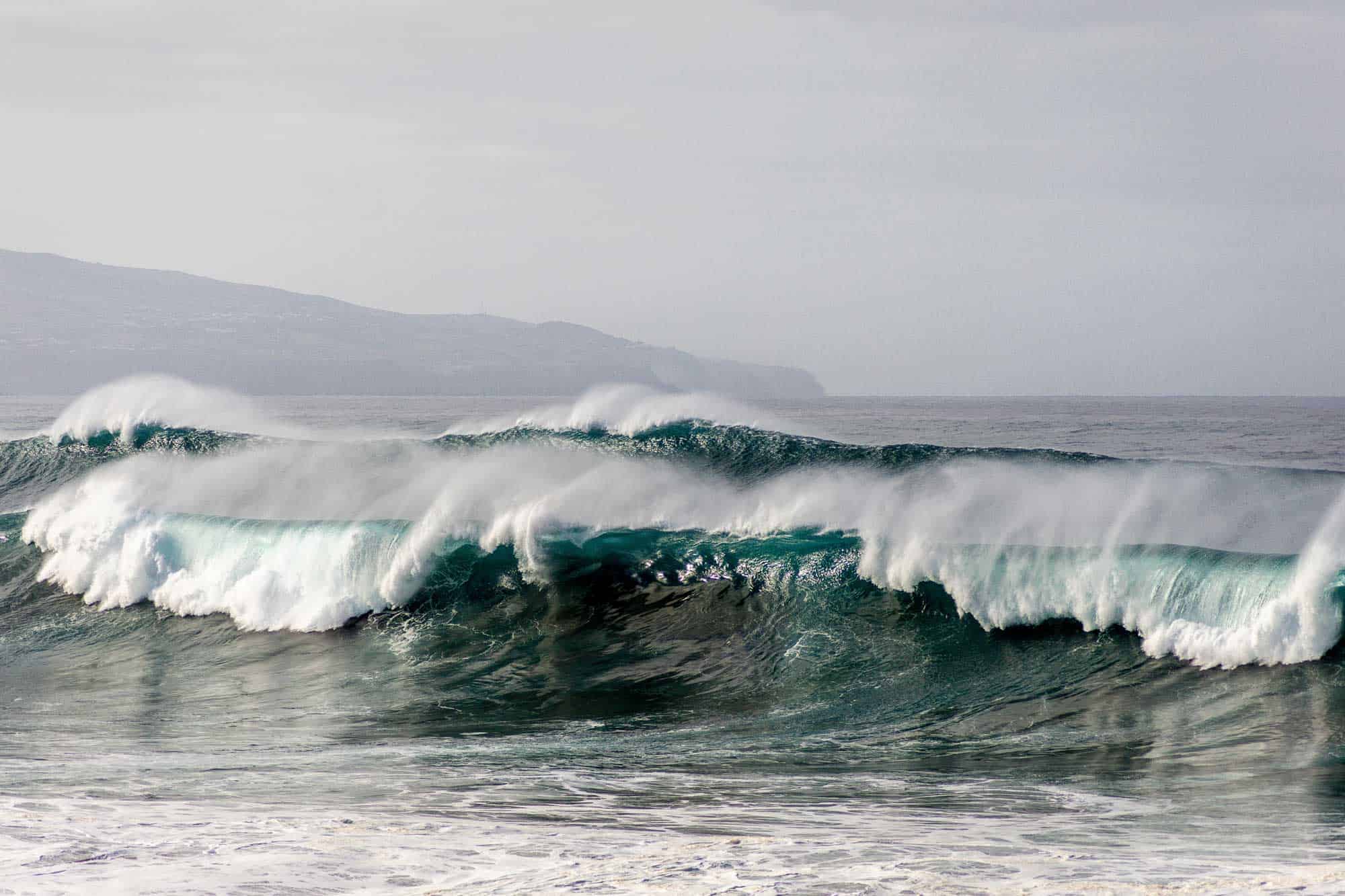 surfen op de azoren