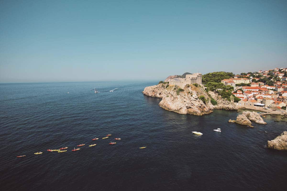 een kayak tocht boeken in dubrovnik