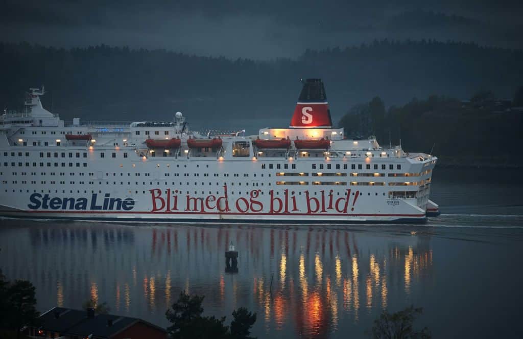 met de ferry naar schotland vanuit belgie