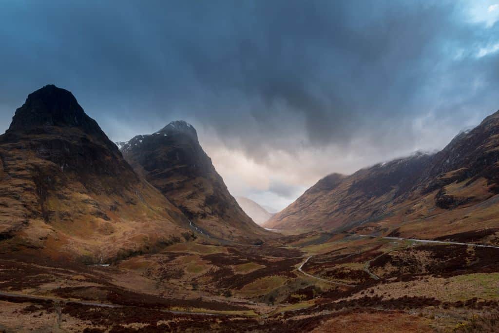 wandelen in glencoe lost valley