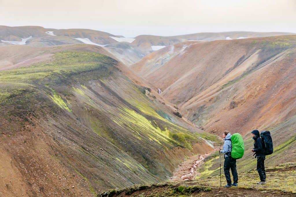 wandeltocht in ijsland
