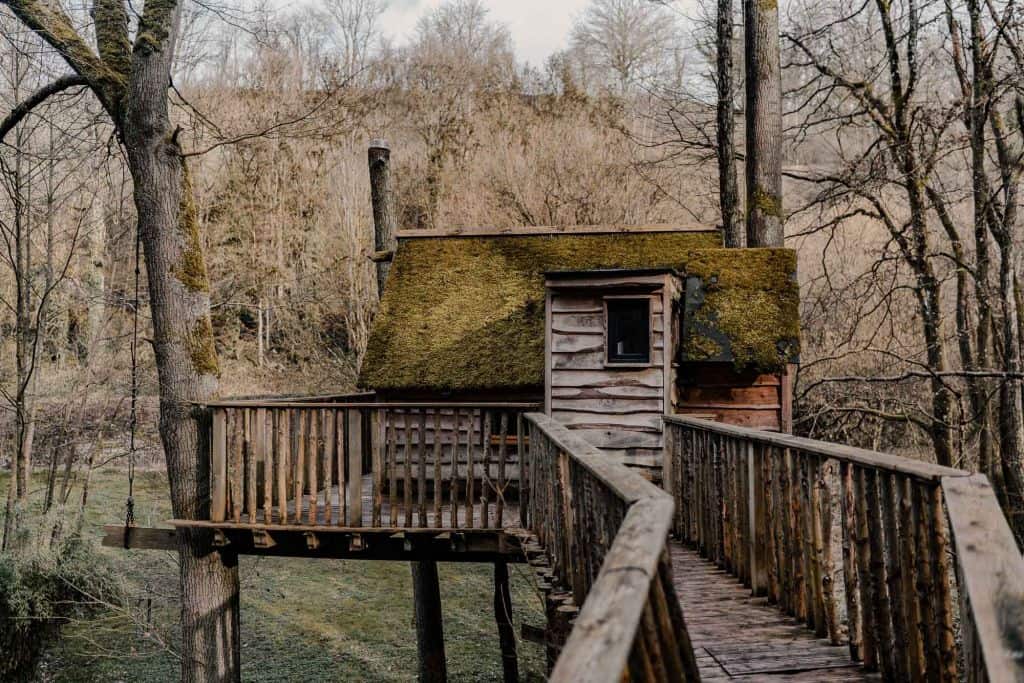 boomhut dinant belgie