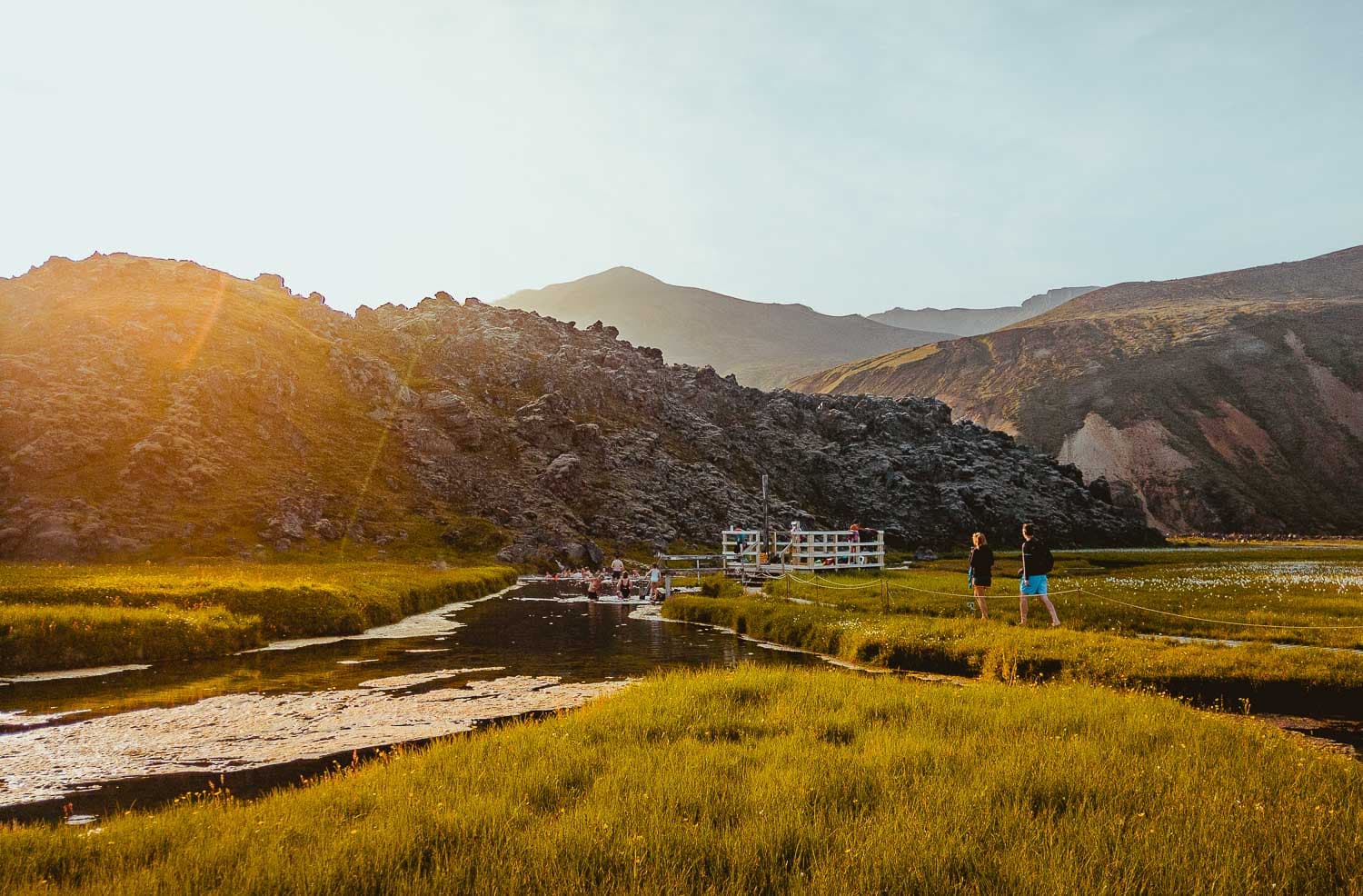 hotsprings in ijsland laugavegur