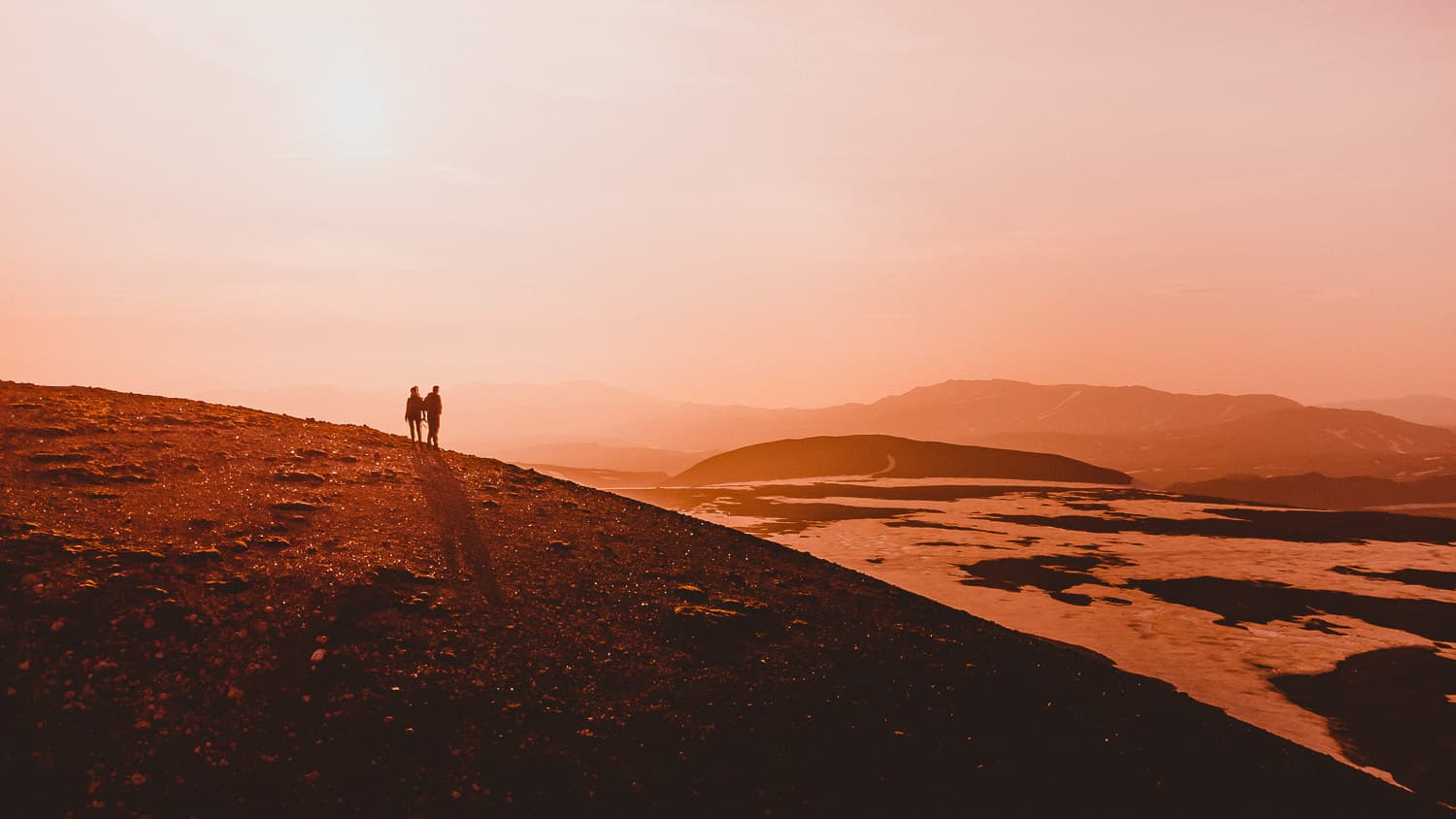 hiken in ijsland
