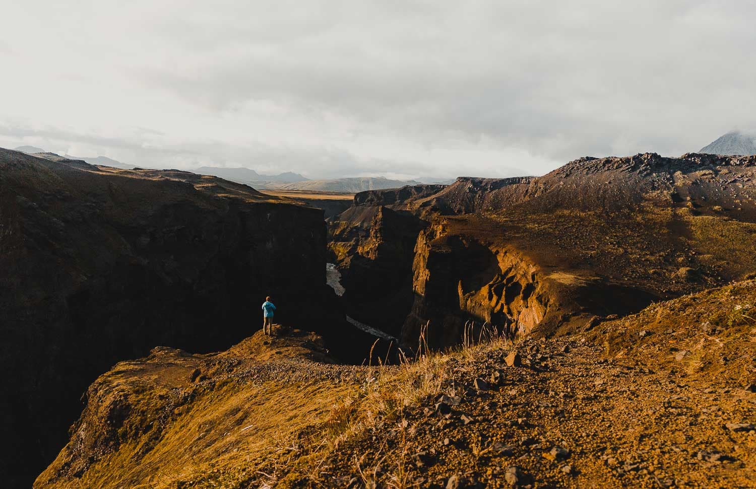 ijsland foto canyon