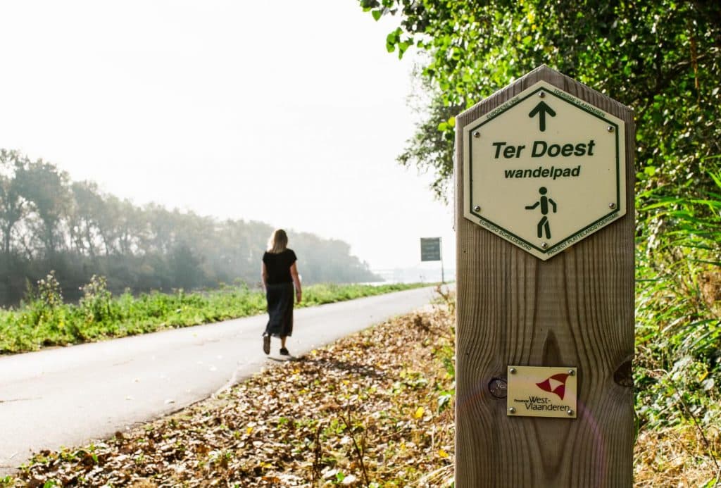 wandelen in de polders zeebrugge