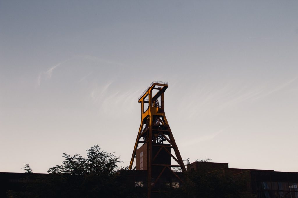 mijntoren Zeche Zollverein Duitsland
