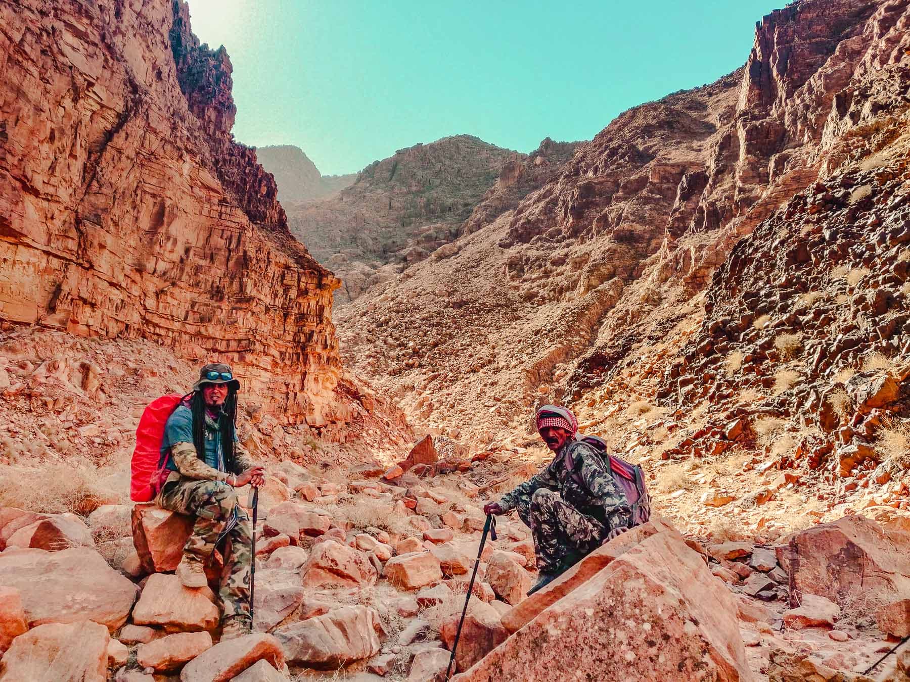 Jordaanse Bedoein gidsen