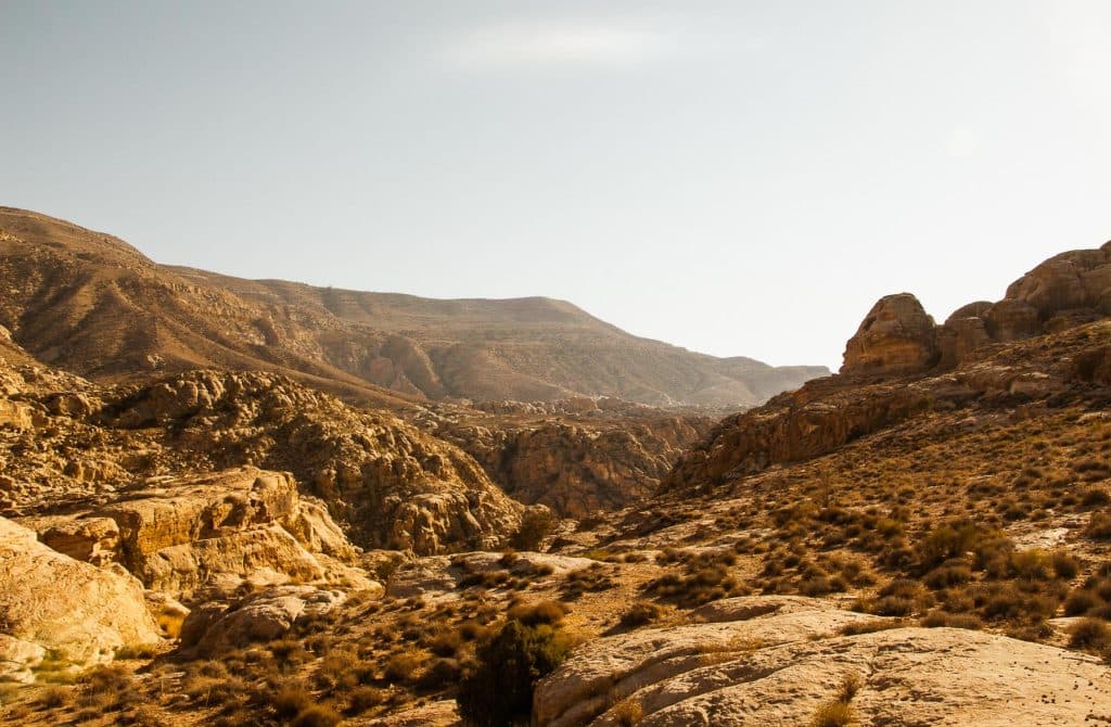 Um Ratan vallei Jordanië