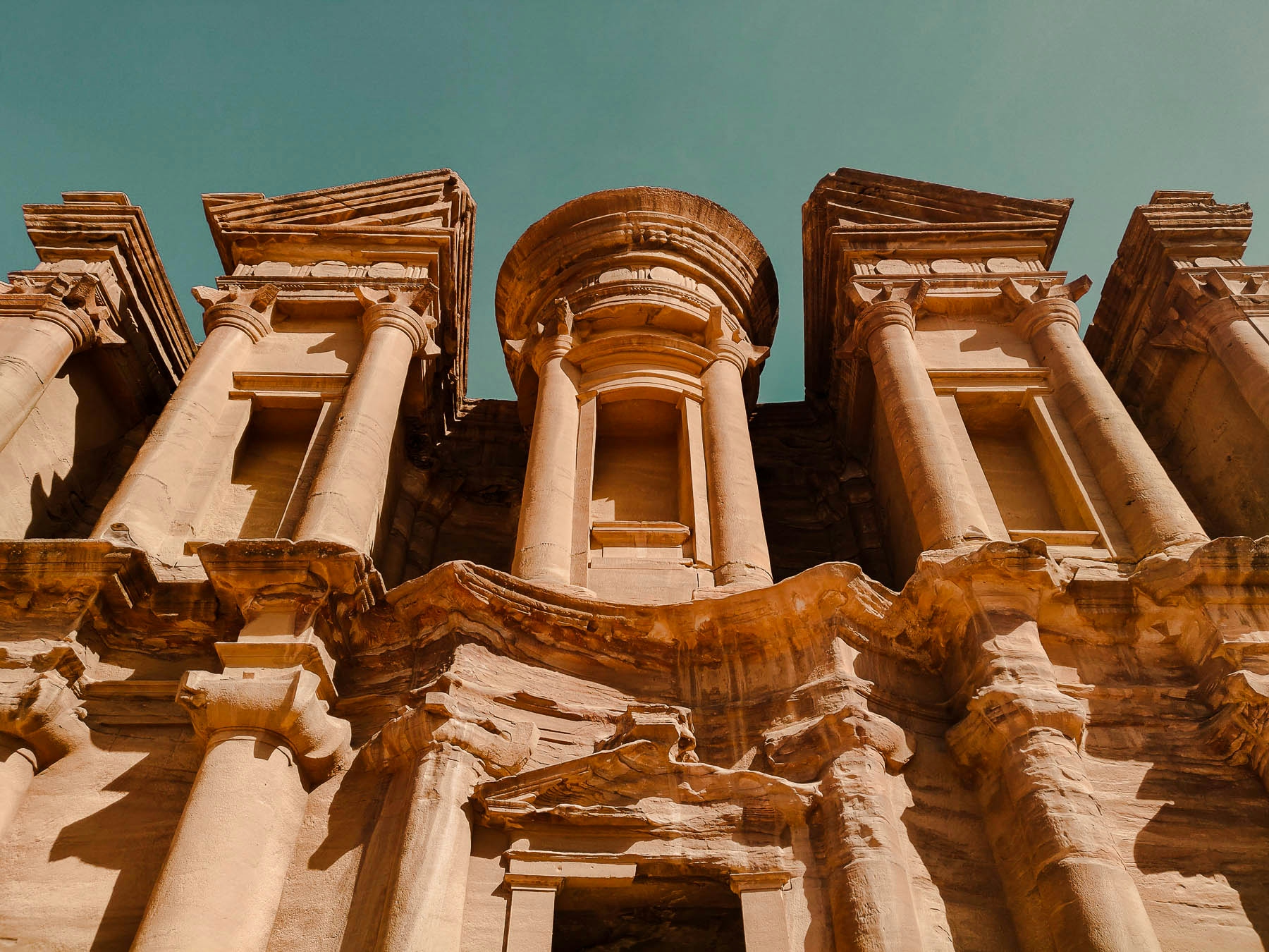 the monastery ad deir tempel jordanië