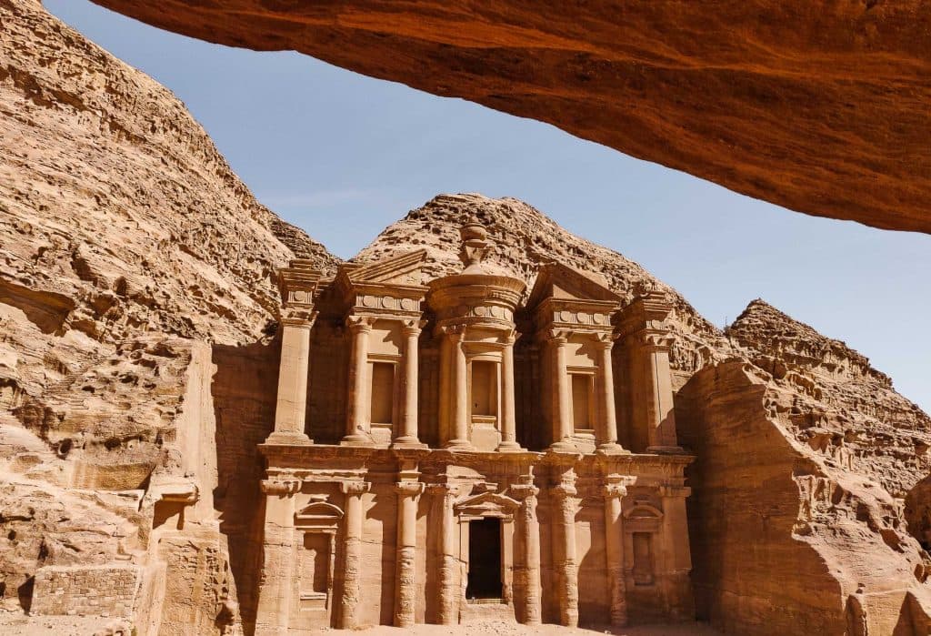 ad deir tempel petra jordanië