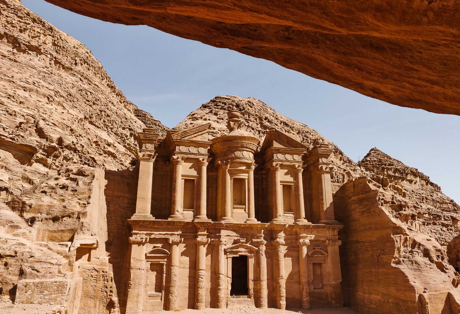ad deir tempel petra jordanië