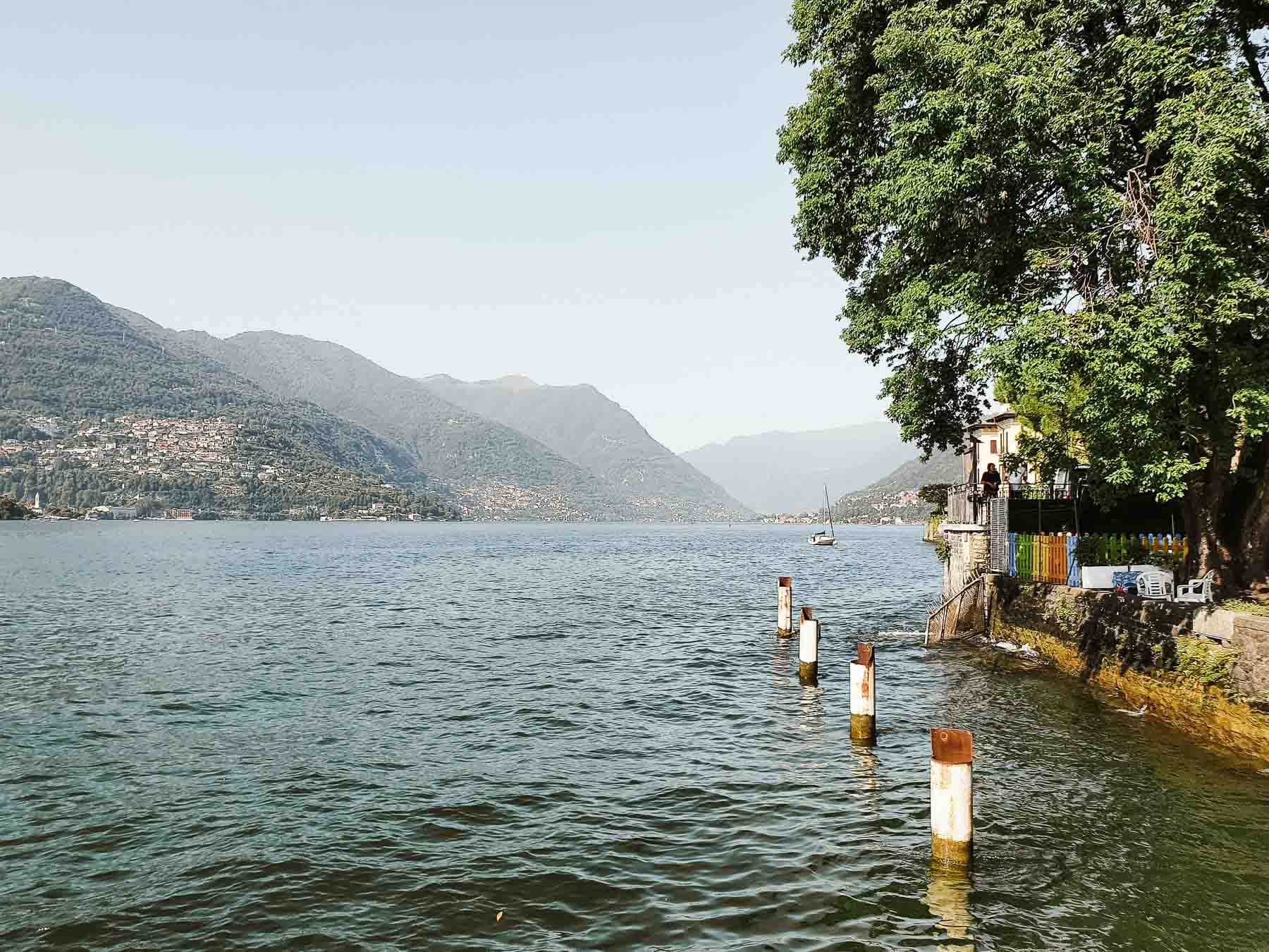 vakantie aan het comomeer