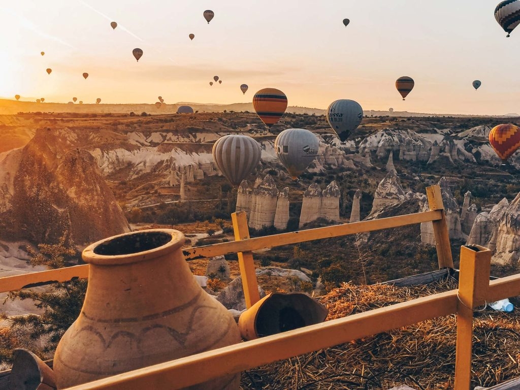 luchtballonnen fotograferen in cappadocie