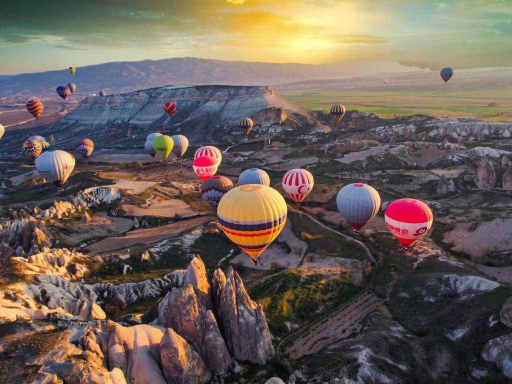 luchtballonen in cappadocia turkije