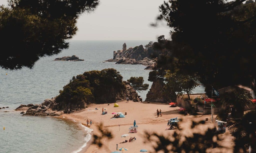 fenals beach lloret mooiste strand