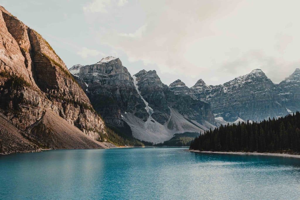 Maligne lake in Canada