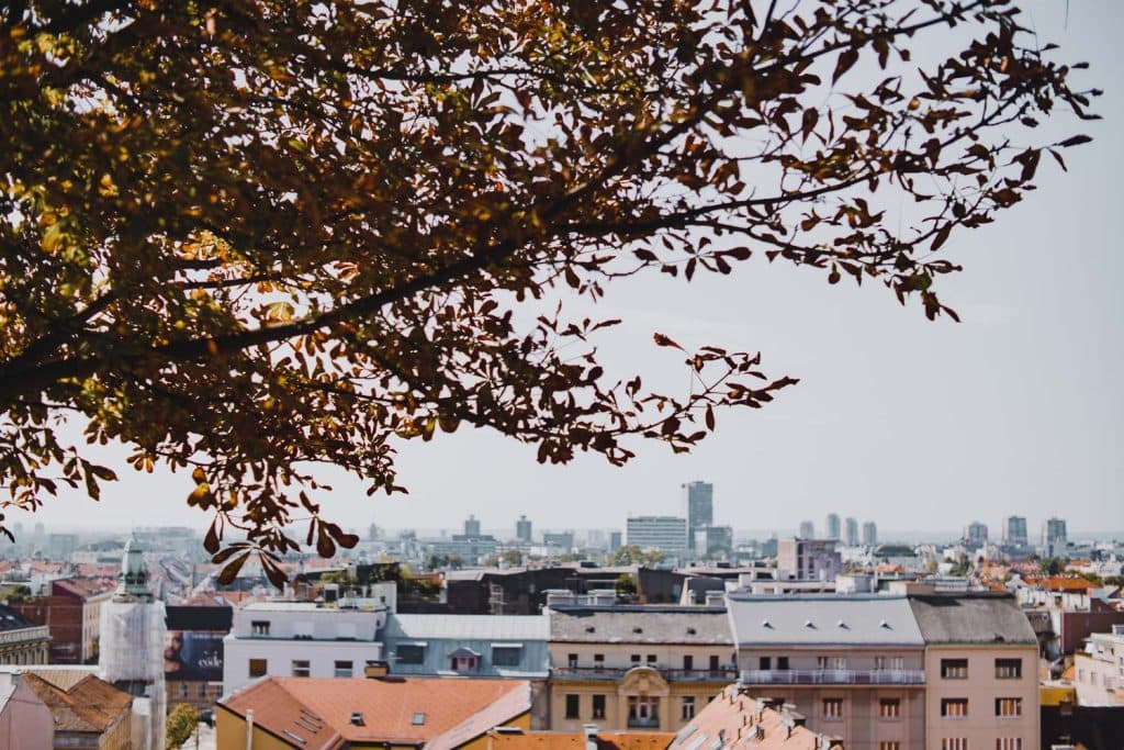 zagreb uitzicht kroatie