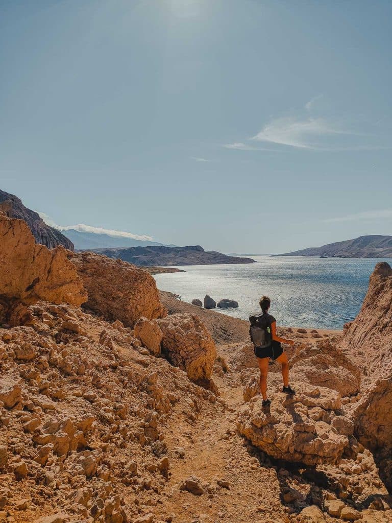 kroatië life on mars trail hiken